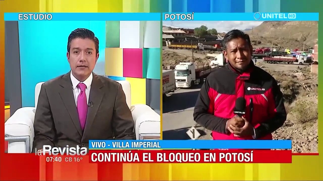 Transporte pesado bloquea la ruta interdepartamental en Potosí