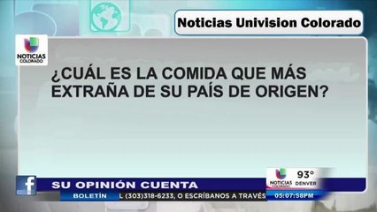 Su opinión cuenta: la comida que más extraña