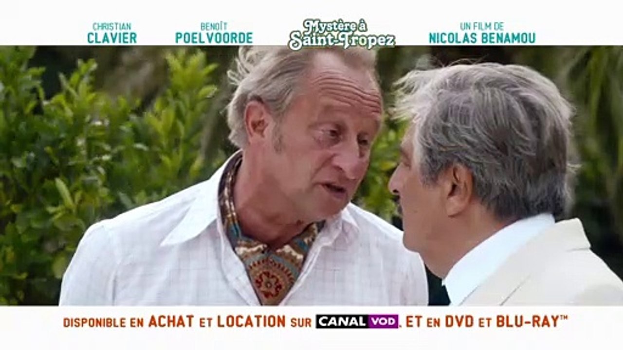 MYSTÈRE A SAINT-TROPEZ - Disponible en achat et location sur CANAL VOD et en DVD et Blu-ray !