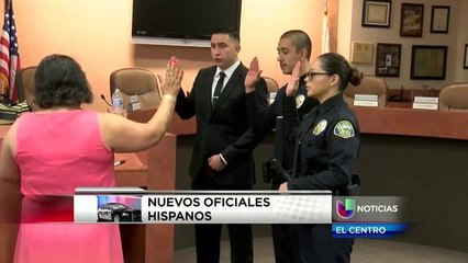 Departamento de policia de Brawley presenta a tres nuevos elementos