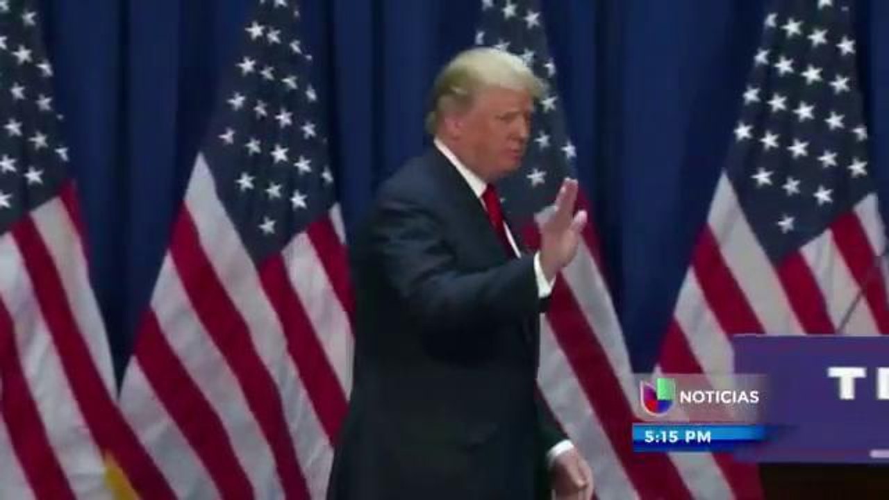Donald Trump encabeza las encuestas entre candidatos republicanos.