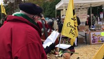 Manifestation d'AgribioVar et de la fédération des AMAP de Provence à Draguignan, le mercredi 17 novembre