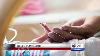 Nacen quintillizos en El Paso