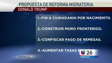 Propuesta de reforma migratoria de Donal Trump