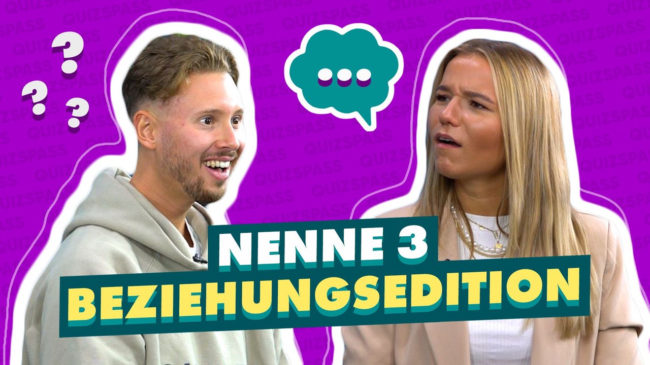 Nenne 3 - mit Jonathan Schöck und Alina Loves!
