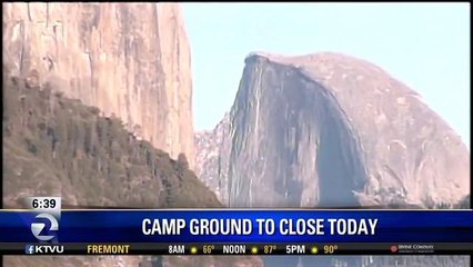 Yosemite Closes Camp Ground Shut Down Due To Sick Squirrels