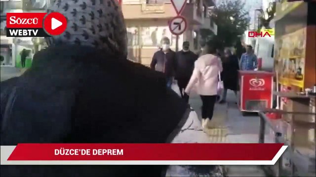 Merkezüssü Düzce olan 5.0 büyüklüğündeki deprem Bolu'da da hissedildi