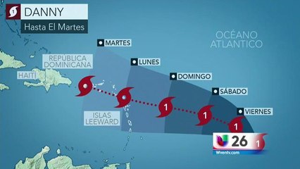 Actualización: Huracán Danny