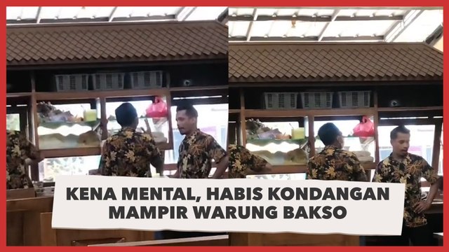 Cowok Kena Mental Gegara Habis Kondangan Mampir Warung Bakso, Baju Diledek Habis-habisan