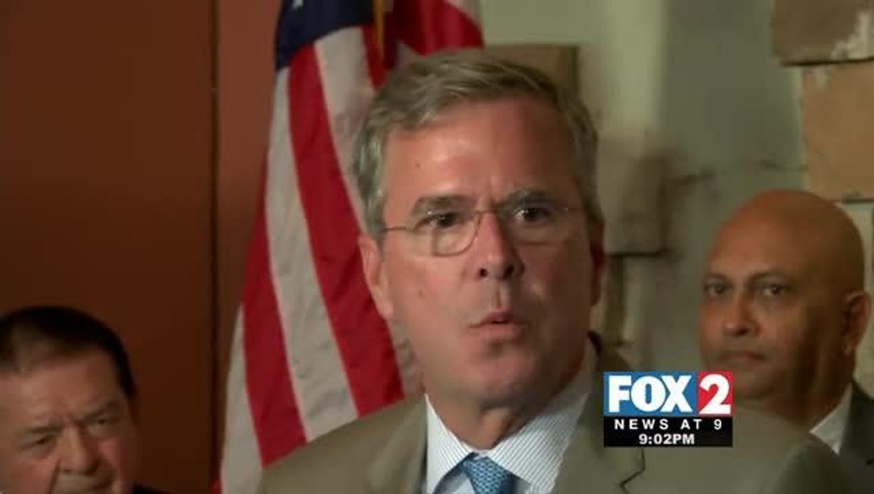 Presidential Candidate Jeb Bush Visits South Texas, Addresses \'Anchor Baby\' Comment
