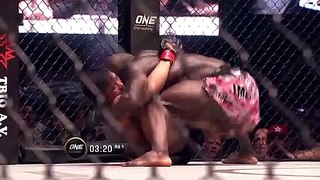 ONE Championship Aung La N Sang vs Alain Ngalani  Historic Open Weight SuperBout Full Fight  November 2017