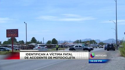 Identifican a victima fatal de accidente de motocicleta.