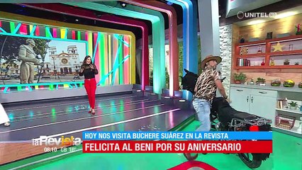 Humor: Buchere llegó con todo para contarnos los enormes planes para el festejo por el Beni