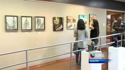 Inaguran exposición de arte de artístas hispanos