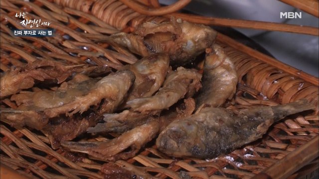 [자연 밥상] 살아있는 채로 튀긴다!! 신선함에 고소함을 입힌 '붕어 & 새우튀김'