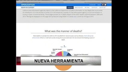 Nueva página web del Departamento de Justicia