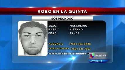 Se busca a sospechosos de robo