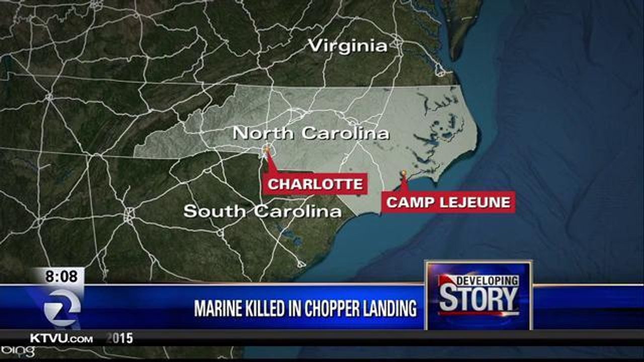 Marine Killed in Chopper Crash