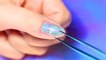 Foil creates glass-like nails