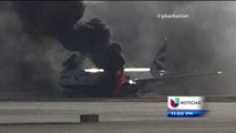 159 pasajeros evacuados de avión