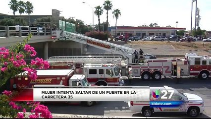 Mujer Intenta Saltar de un Puente