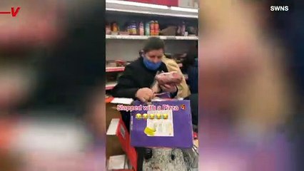 Must-See Video! Fight Breaks Out in Supermarket Over Reduced Priced Items