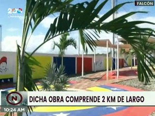 Gobierno de Falcón entregó la primera etapa de la Av. Hugo Chávez Frías de Tucacas en Mcpio. Silva
