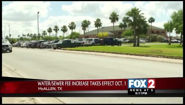 Monthly Water and Sewer Bills to Increase for McAllen Residents