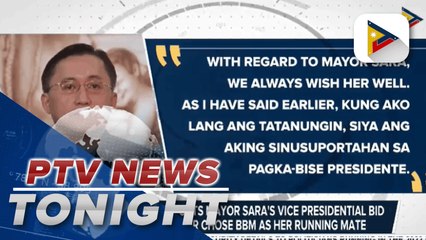 Sen. Go still supports Mayor Sara Duterte’s vice presidential bid