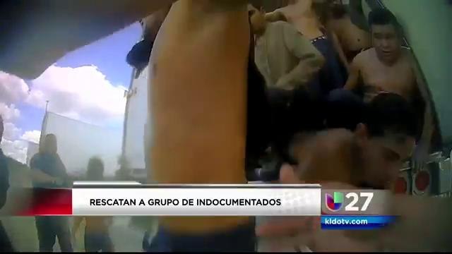 Rescatan a Inmigrantes Indocumentados