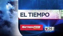 Pronóstico del Tiempo: Martes 29 de Septiembre 10pm