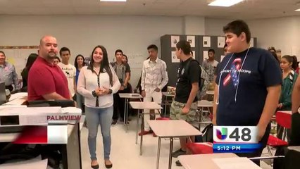 Estudiantes Recibieron visita del equipo de Univision48
