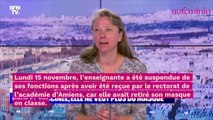 Une professeure, vaccinée, suspendue pour avoir refusé de porter le masque en classe