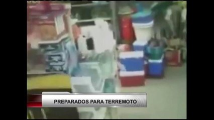 Simulacro sobre terremoto.
