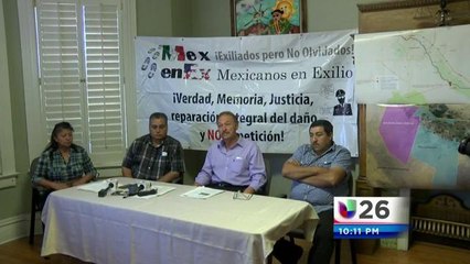 Mexicanos en el exilio preocupados por sus propiedades abandonadas en el Valle de Juárez.