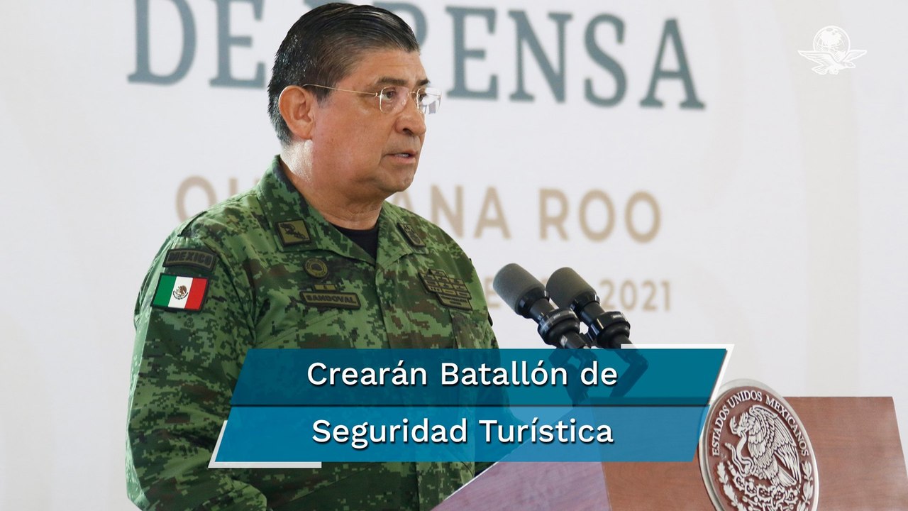 Sedena anuncia creación del Batallón de Seguridad Turística de la Guardia Nacional en Riviera Maya
