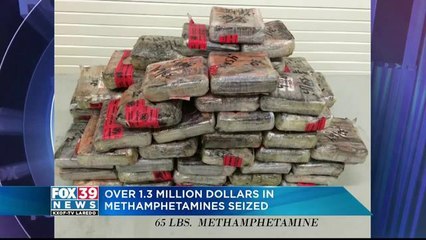 Over 1 million dollars in methamphetamine seized