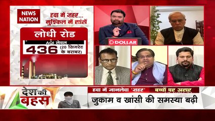 Desh Ki Bahas : दिल्ली सरकार कोई फैसला नहीं ले रही : हरीश खुराना