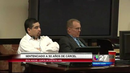 Sentenciado a 50 Años de Cárcel