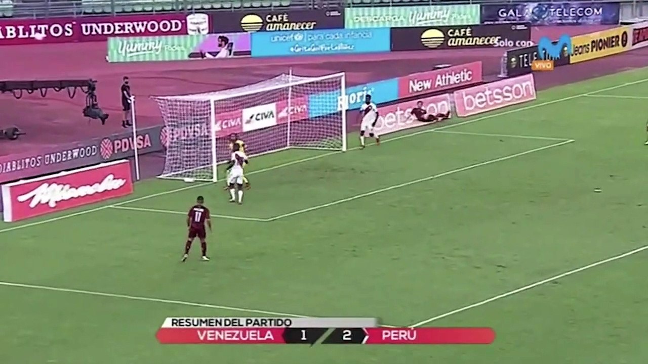 RESUMEN   VENEZUELA  2 vs. PERÚ  2  FECHA 14  ELIMINATORIAS
