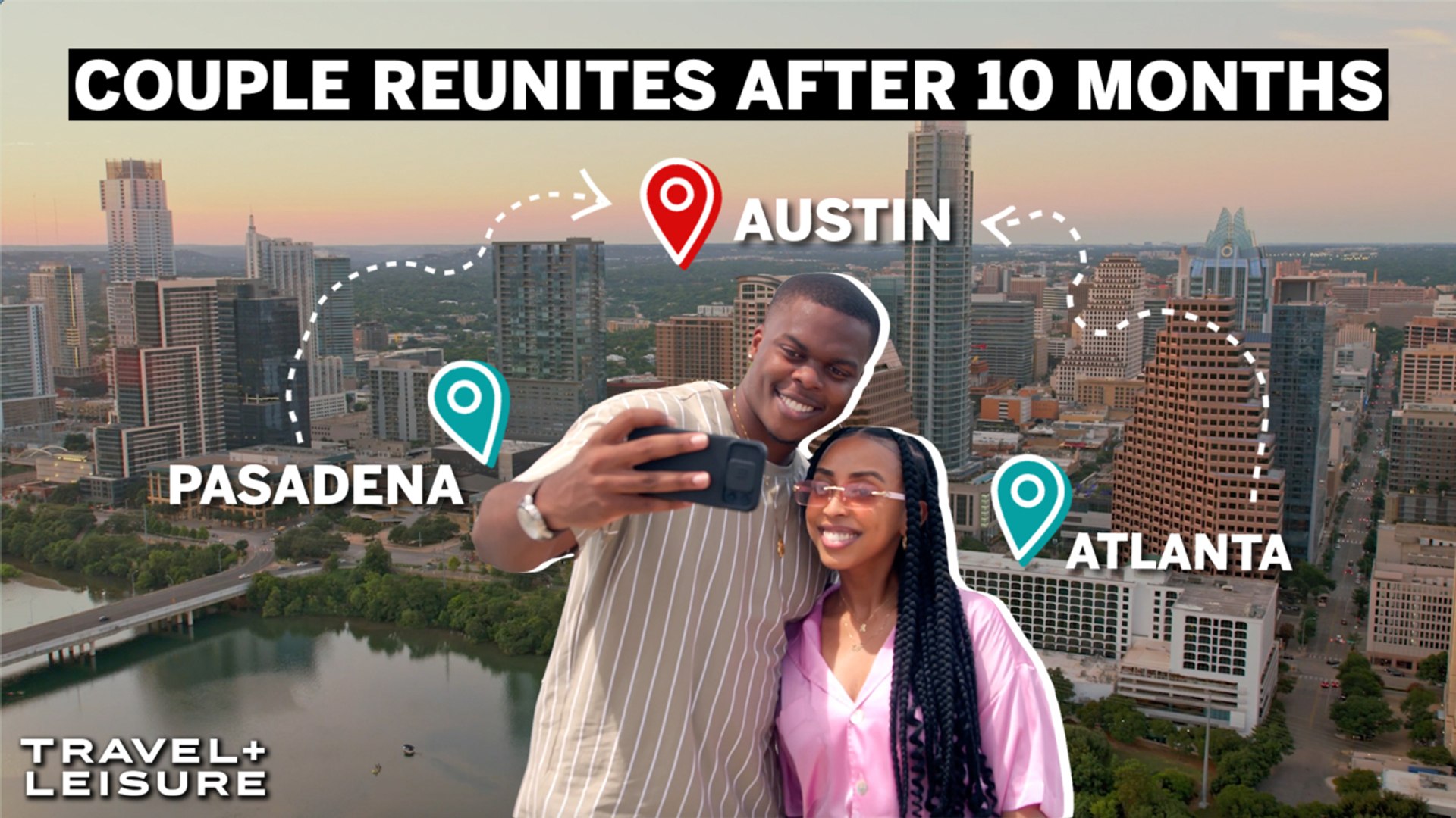 ⁣This Couple Reunites After Nearly 1 Year of Long Distance | Meet Me In The Middle | Travel + Leisure