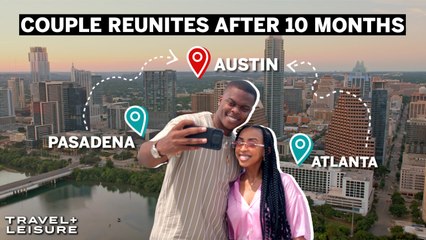 This Couple Reunites After Nearly 1 Year of Long Distance | Meet Me In The Middle | Travel + Leisure