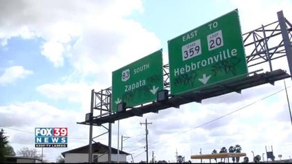 Road signs vandalized