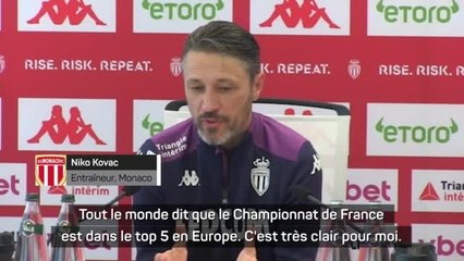 14e j. - Kovac : "Si vous pouviez garder tous vos talents en Ligue 1..."