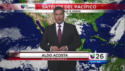 Pronóstico del Tiempo: Jueves 22 de Octubre 5pm