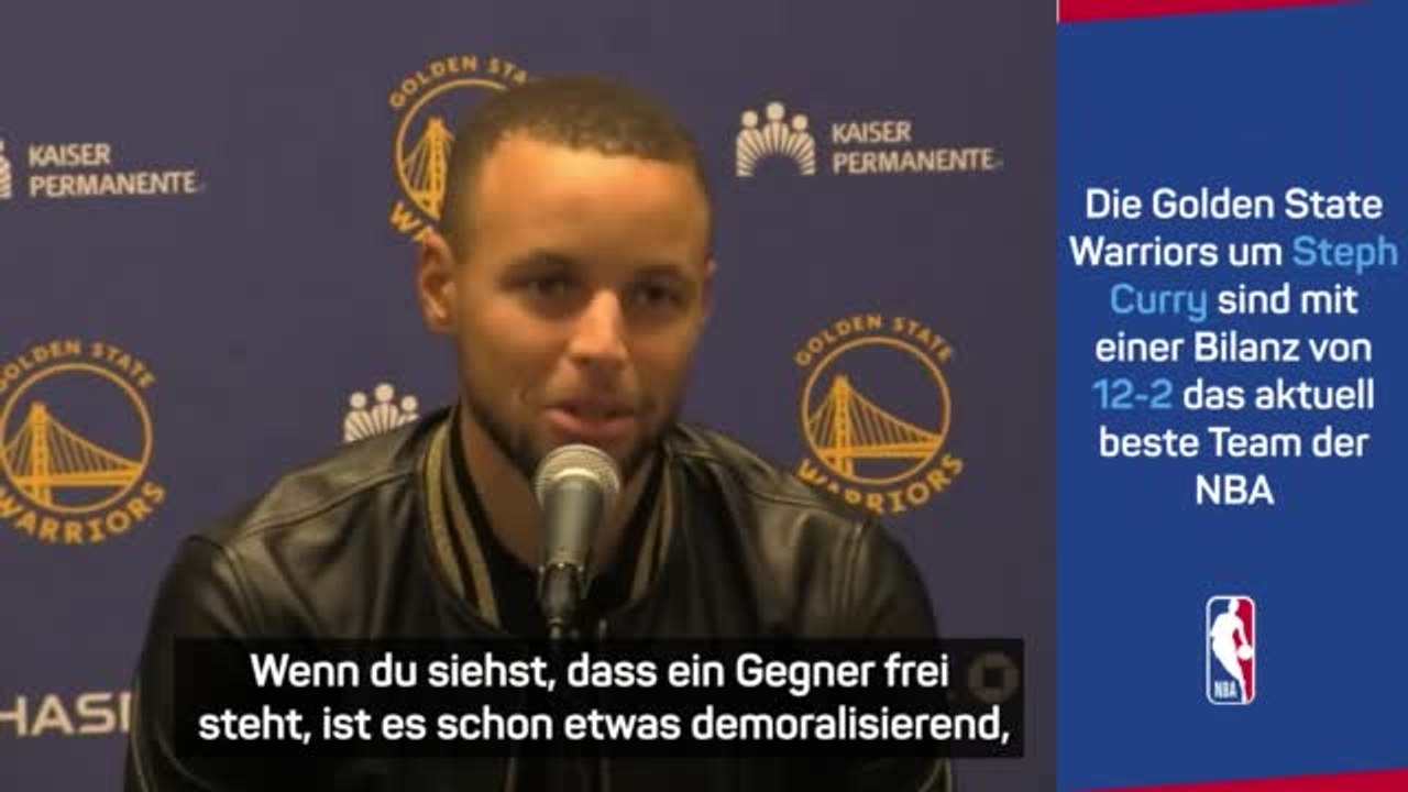 Steph Curry: "Versuche, Chaos zu stiften"