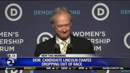 Chafee Drops Out Of Presidential Race.