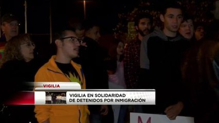 Vigilia en solidaridad de los inmigrantes
