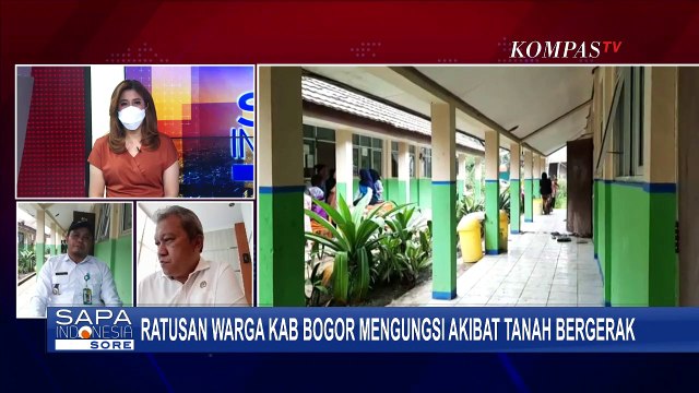 Akibat Tanah Bergerak, Ratusan Warga Kabupaten Bogor Terpaksa Mengungsi