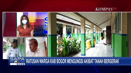 Akibat Tanah Bergerak, Ratusan Warga Kabupaten Bogor Terpaksa Mengungsi